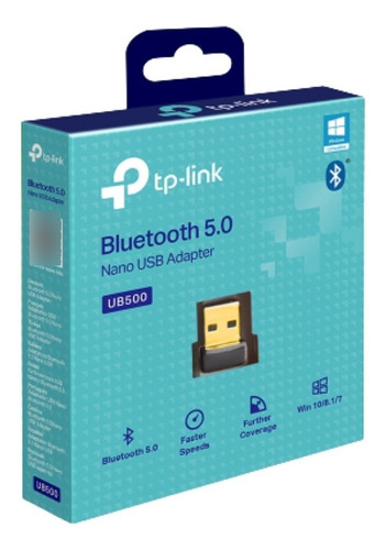 Imagen 1 de 1 de Adaptador Tp-link 5.0 Nano Bluetooth Ub500