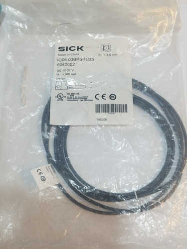 Iq06-03bpsku2s Sensor Sick Nu. 6042022 En Su Empaque Oferta 