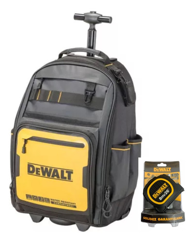 Mochila De Ferramentas Dewalt 21 C/ Rodas Dwst560101 + Trena