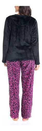 Pijama Polar Estampado Mujer J-785 Lady Genny