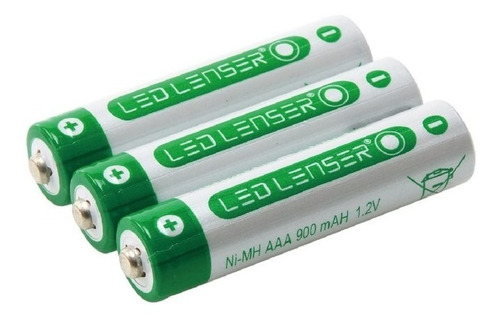Pilas Recargables Led Lenser Aaa Blister X3 Ni-mh 1.2v 900 M