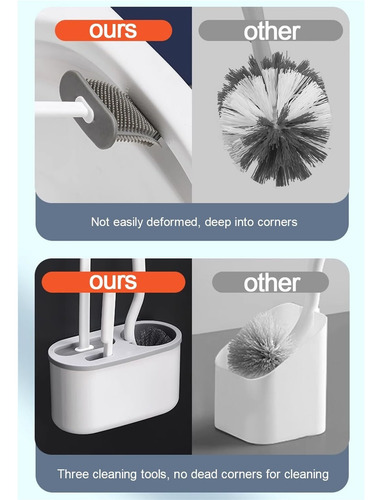 Juego De Escobillas Y Soporte Para Inodoro,escobilla De Baño