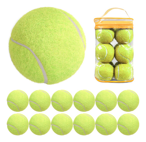 Paquetes De Tenis: 12 Pelotas De Tenis A Juego Y Presión De