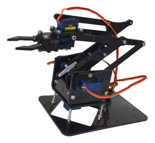 Zj Brazo Robótico: Kit De Construcción Diy Mechanics Handle
