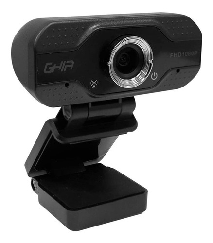 Camara Web Ghia 1080p Negro Con Microfono Via Usb