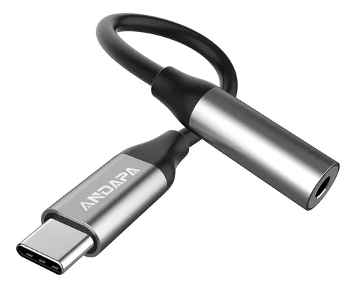 Andapa Adaptador Usb C A Jack 3.5 Mm,adaptador Jack 3.5