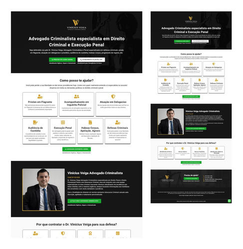 Pack 02 Landing Pages Para Advogado Pro De Alta Conversão
