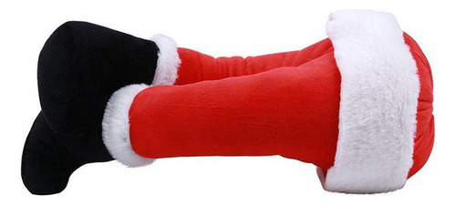 Papai Noel Pernas Decoração Guirlanda De Natal Pedaços De L