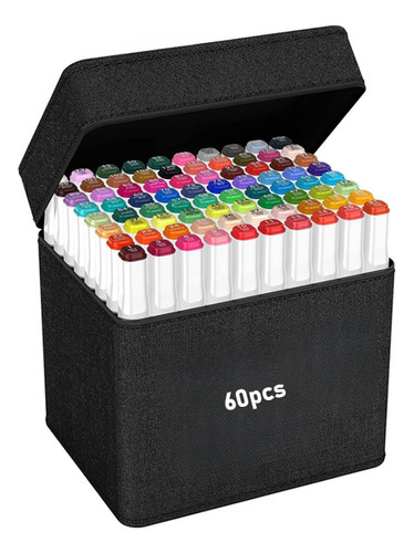 Conjunto De Marcadores De 60 Peças Marcadores De Arte Com Ex