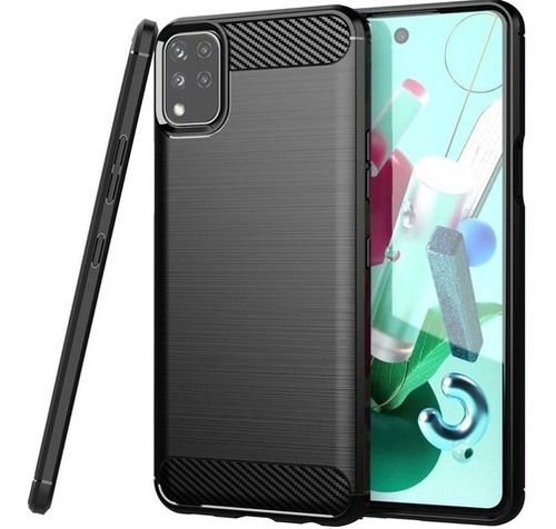 Funda Fiber Carbono Para LG K42 + Hidrogel Haxly