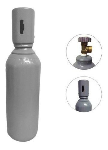 Cilindro De Gás Nitrogênio 1 M3 - 7 L - Novo Vazio Com Nfe