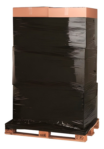 2x Bobina Filme Stretch 2,5kg 150 Metros Preto - Dispropil