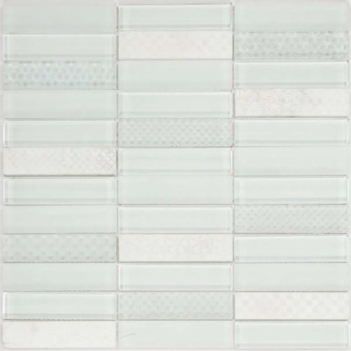 Mosaico Crystal Stone Blanco 30x30 Cm