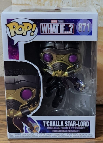 Funko Pop T'challa Star-lord 871 Marvel What If...?