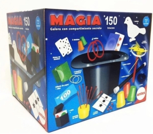 Magia Juego Con 150 Trucos Con Galera Antex Original 