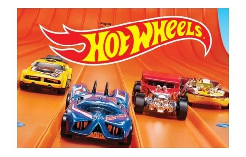 Telón Decorativo Fotos Hot Wheels