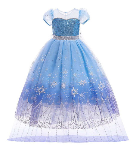 Disfraz Talla 2-3t Para Niña Vestido Con Cola De Princesa