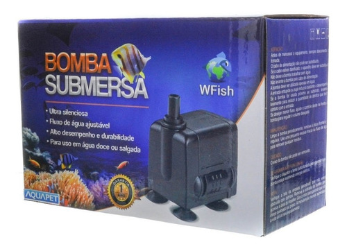 Bomba Submersa Wf-450 Wfish 450l/h 220v 7w