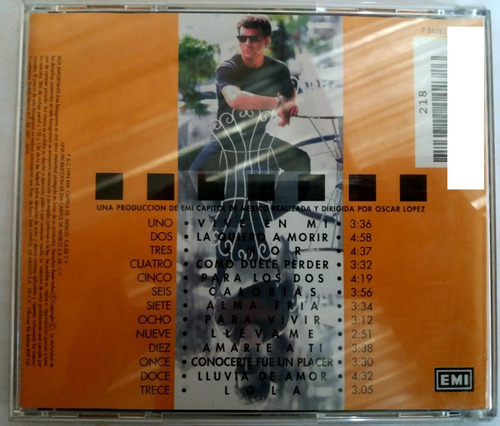 Manuel Mijares Vive En Mi Cd Original (Usado)
