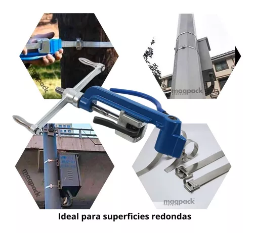 SEAFON Flejadora Manual Tipo Band-it Para Fleje De Acero Inoxidable, Uso  Rudo : : Herramientas y Mejoras del Hogar