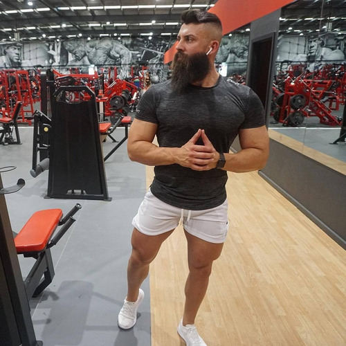 Short Hombre Corto Deportivo Gym Cómodo Elástico