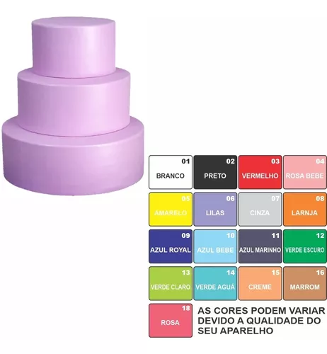 Bolo Cenográfico Aniversário - Roxo/lilás Bebê (degradê)