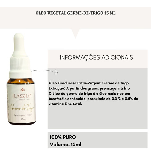 Óleo Vegetal Jojoba 15ml E Rosa Mosqueta 15ml Laszlo Nfe