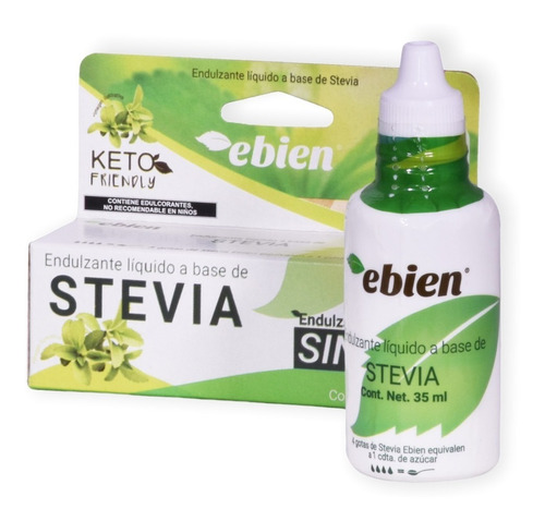 Stevia Líquida 35ml Ebien Endulzante Natural