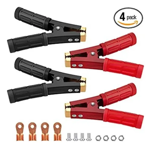Abain 4pcs Battery Jumper Cable Clamps 1000a Pure Copper