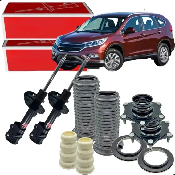 Par Amortecedor Kyb Dianteiro Cr-v 2007 08 09 A 2016 Com Kit