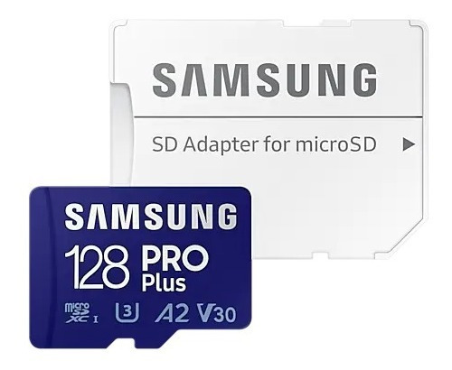 Microsd 128gb Samsung Pro Plus 4k 180mb/s 130mb/s Clase10 U3