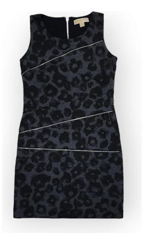 Vestido Michael Kors De Mujer Talla 2 Animal Print Con Cierr