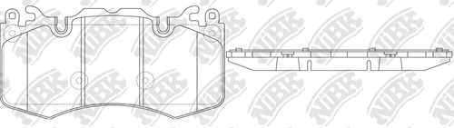 Pastillas De Frenos Nibk Land Rover R. Rover 2000-2010