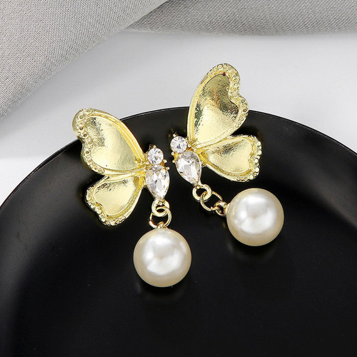 Pendientes Colgantes Con Forma De Botón, Joyería