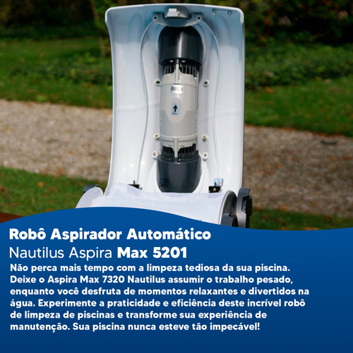 Robo Para Limpar Piscina Aspira Max® 5201 Nautilus