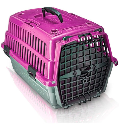 Caixa De Transporte Pet Love Travel Nº3 Rosa Pet Injet