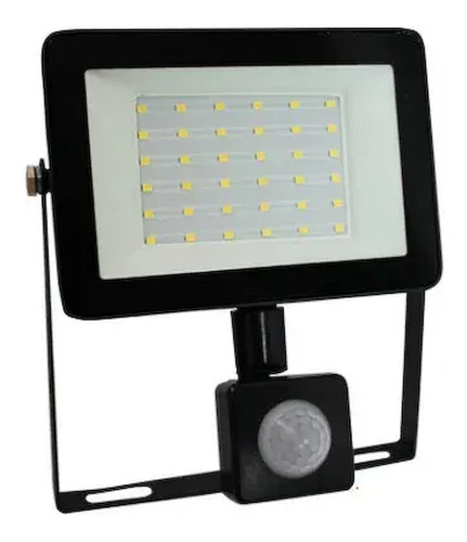 Reflector Led Exterior Con Sensor De Movimiento 30w Frio Ido