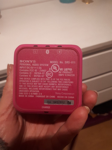 Parlante Sony Bluetooth