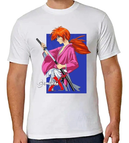 Remera Rurouni Kenshin Samurai X 04 (blanca) Ideas Mvd