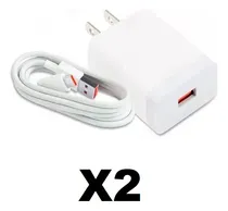 Comprar 2 Cargadores Original Xiaomi Carga Rapida Micro V8 - Tipo C