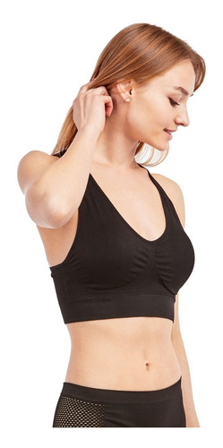 Brasier Top Deportivo Regular Marca Angelina, Paquete 3 Pz.