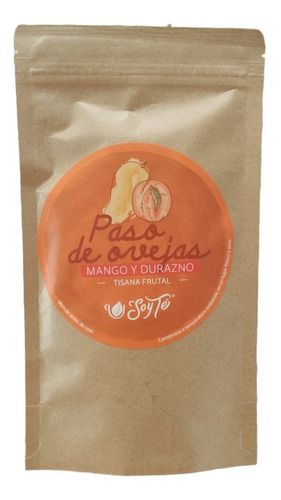 Tisana Frutal Paso De Ovejas Mango Durazno 100g - Soy Té