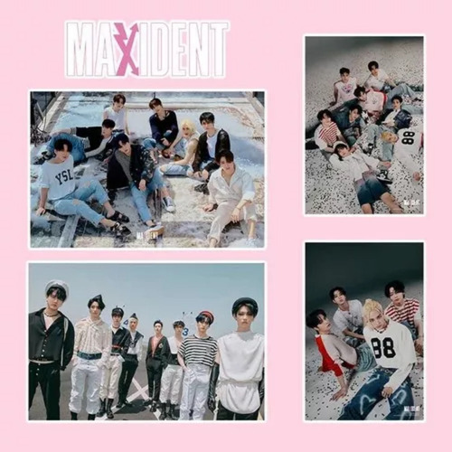 . Stray Kids (55 Photocard + Sticker) Kit Pegatina + .