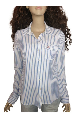 Blusa Camisa Mujer Hollister Talla M Impecable