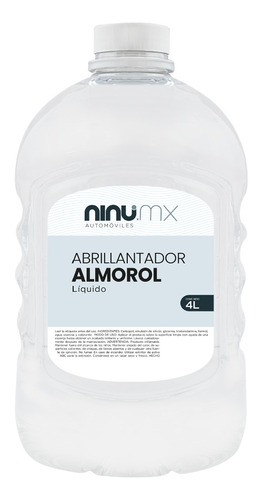 Abrillantador Almorol Autos Ninu 4 L Atomizable