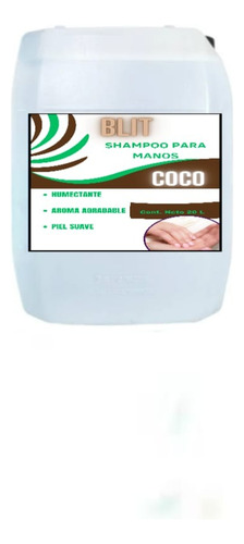 Shampoo Antibacterial Para Manos Aroma Coco