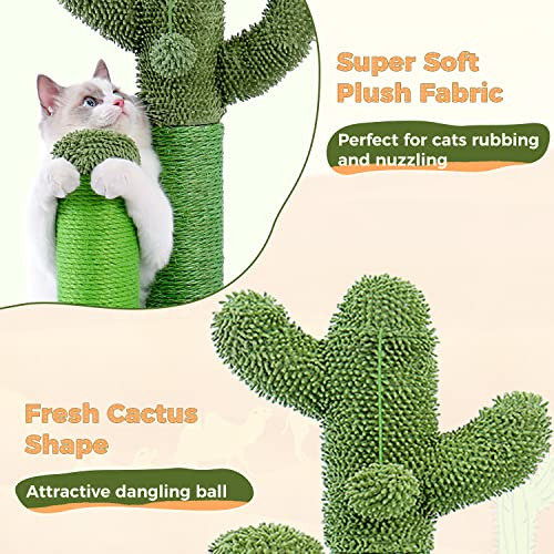 Pawz Road Cat Scratching Post Cactus Cat Scratcher Con 3 Ras