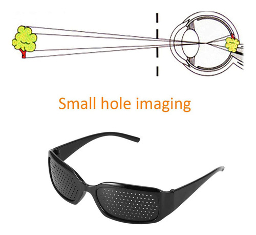 Gafas Estenopeicas Para Mejorar La Visión Negras Unisex Para