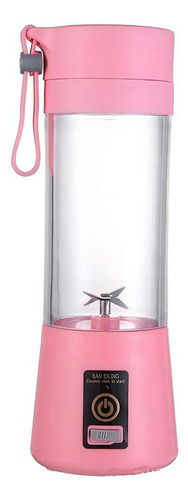 Batidora Licuadora Juguera Portatil Usb Recargable Rosa