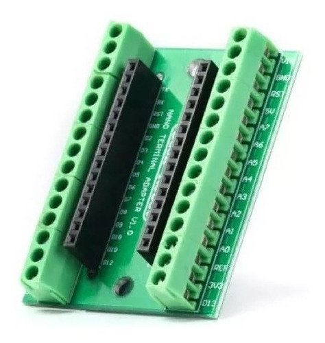 Nano Screw Shield Terminal Soldado Ar Compatible Con Arduin